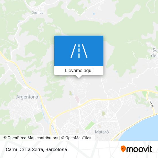 Mapa Camí De La Serra