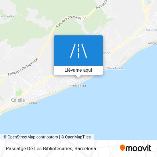 Mapa Passatge De Les Bibliotecáries