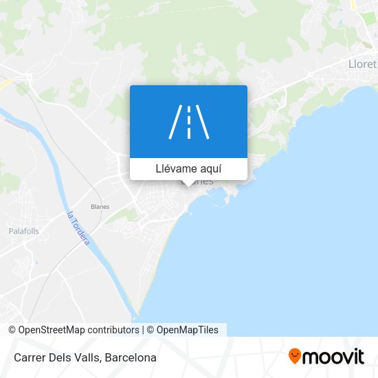 Mapa Carrer Dels Valls