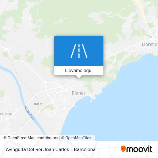 Mapa Avinguda Del Rei Joan Carles I