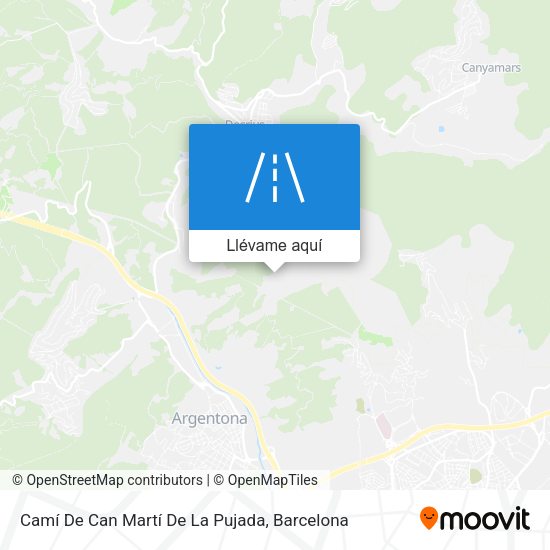 Mapa Camí De Can Martí De La Pujada