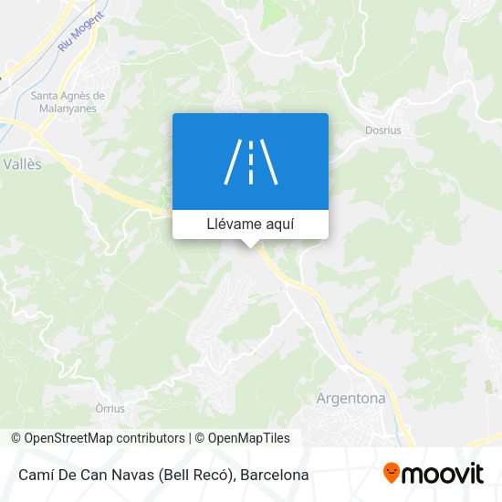 Mapa Camí De Can Navas (Bell Recó)