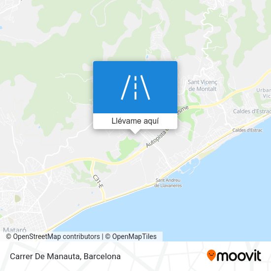 Mapa Carrer De Manauta