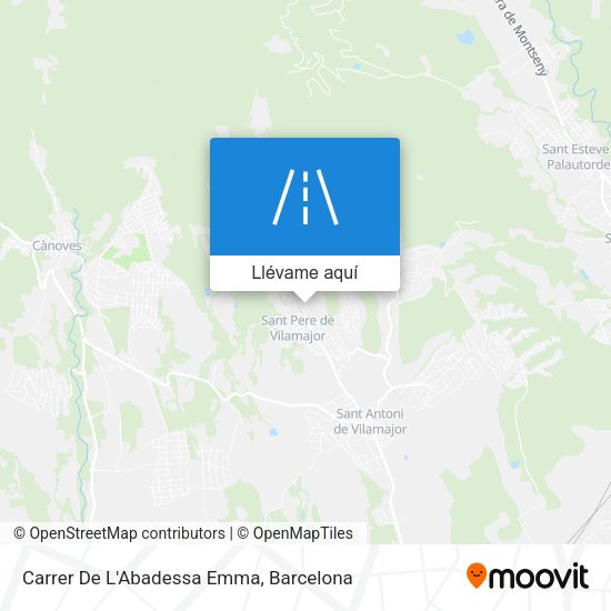 Mapa Carrer De L'Abadessa Emma