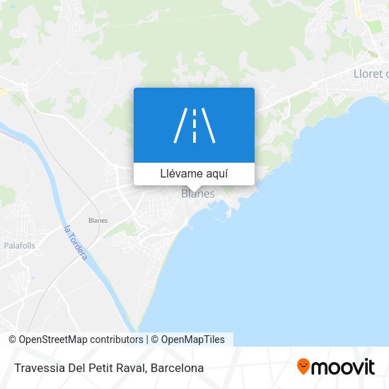Mapa Travessia Del Petit Raval