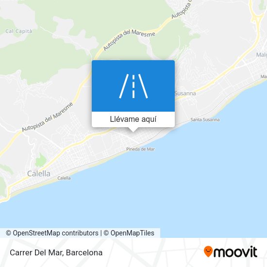 Mapa Carrer Del Mar