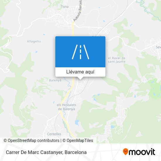 Mapa Carrer De Marc Castanyer