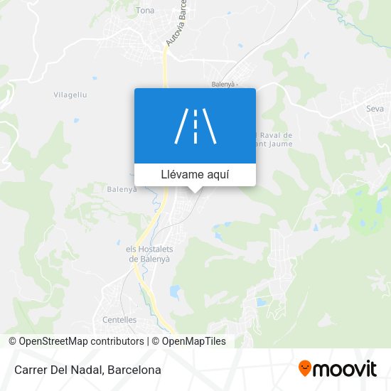 Mapa Carrer Del Nadal