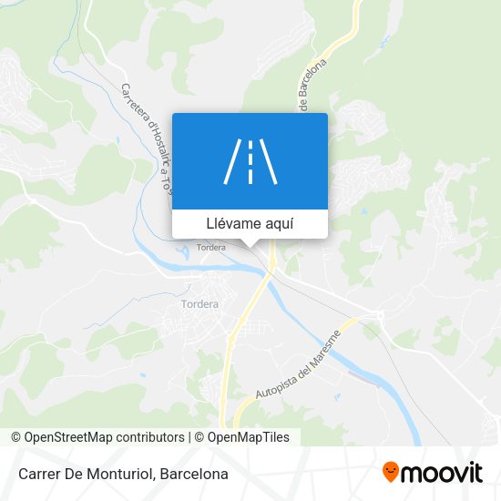 Mapa Carrer De Monturiol