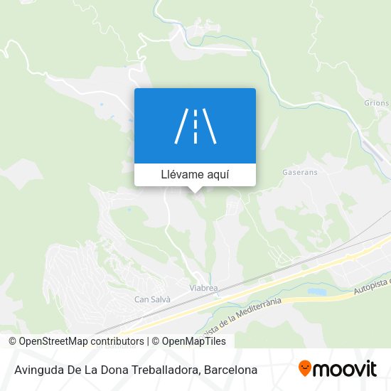 Mapa Avinguda De La Dona Treballadora
