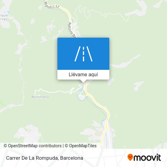 Mapa Carrer De La Rompuda