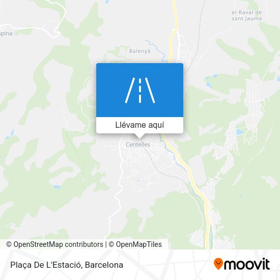 Mapa Plaça De L'Estació