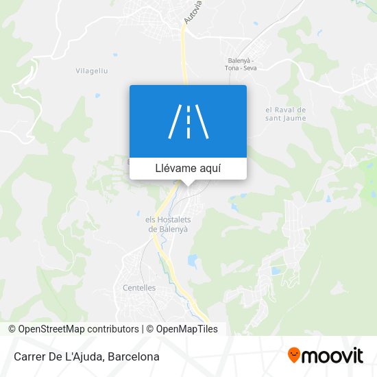Mapa Carrer De L'Ajuda