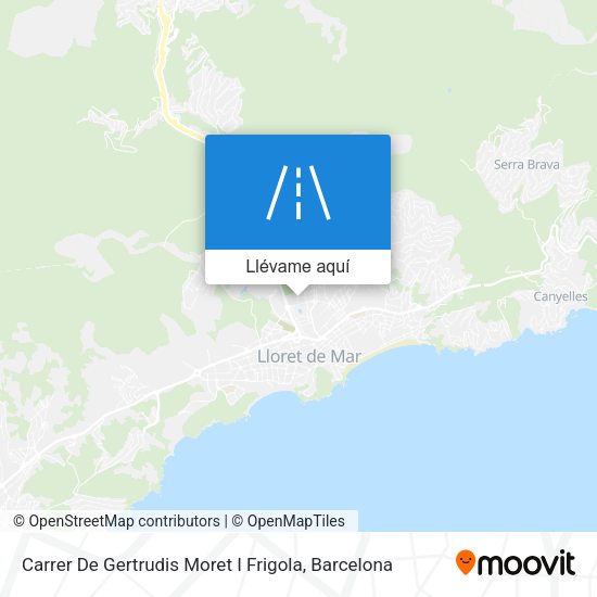 Mapa Carrer De Gertrudis Moret I Frigola