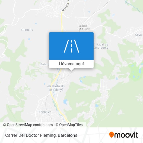 Mapa Carrer Del Doctor Fleming