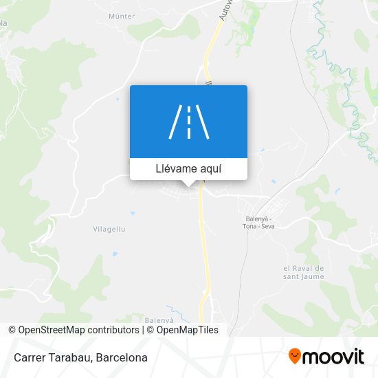 Mapa Carrer Tarabau