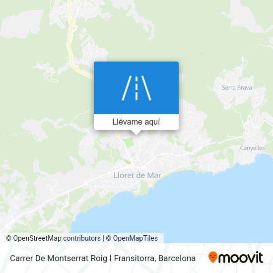 Mapa Carrer De Montserrat Roig I Fransitorra