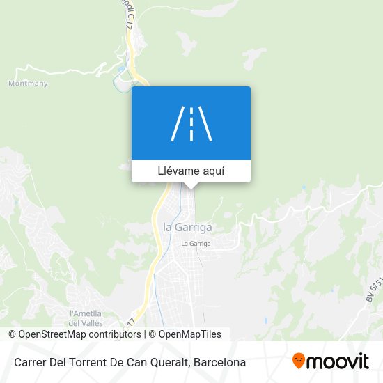 Mapa Carrer Del Torrent De Can Queralt