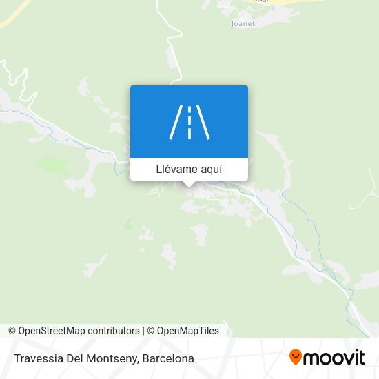 Mapa Travessia Del Montseny