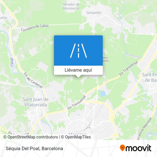 Mapa Séquia Del Poal