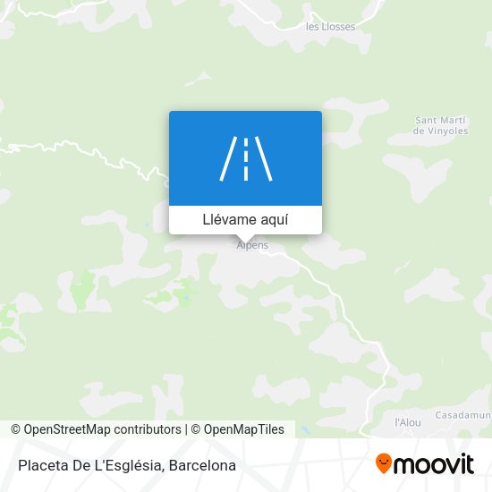 Mapa Placeta De L'Església