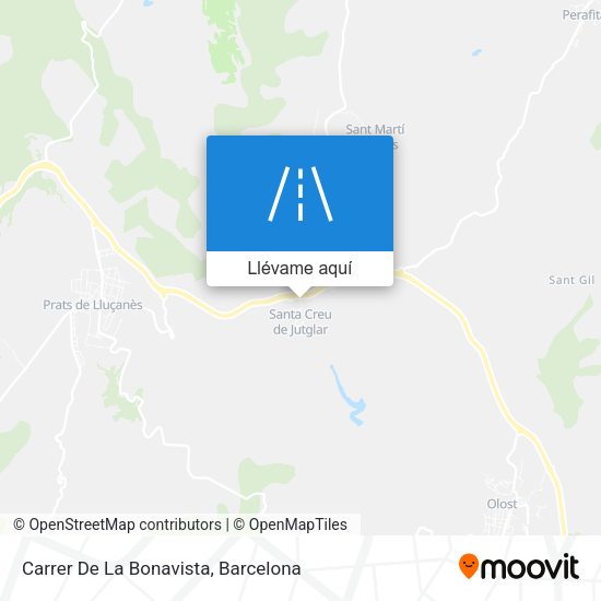 Mapa Carrer De La Bonavista