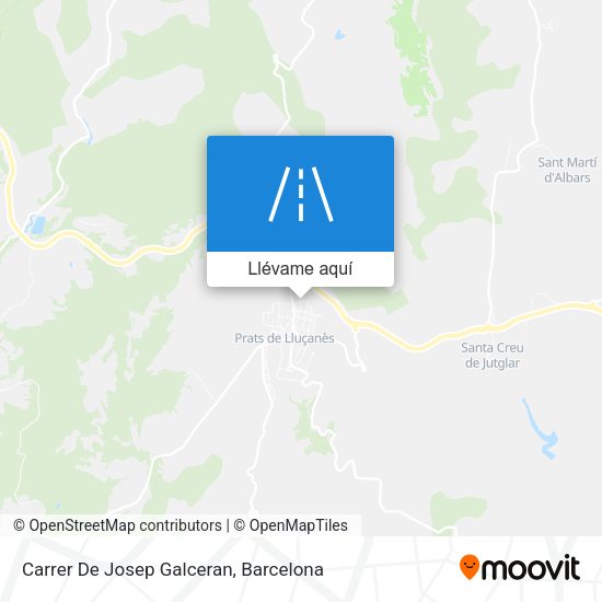 Mapa Carrer De Josep Galceran