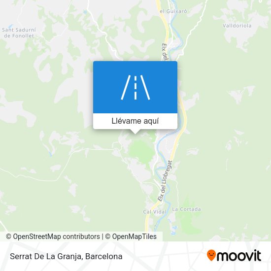 Mapa Serrat De La Granja