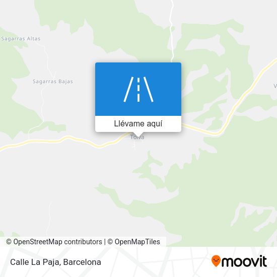 Mapa Calle La Paja