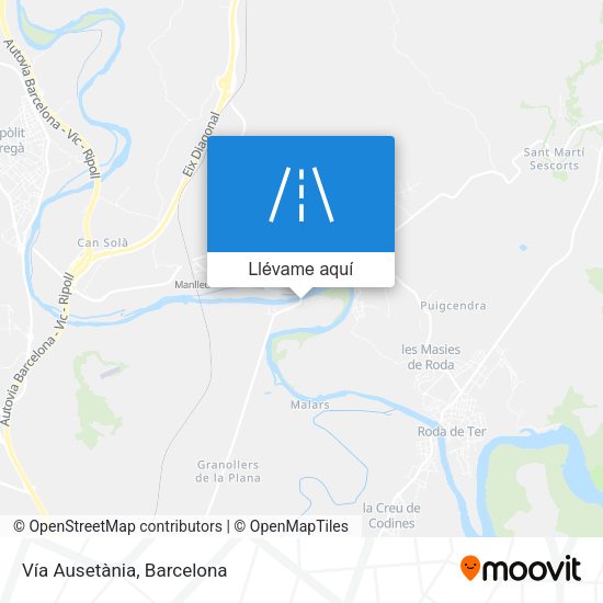 Mapa Vía Ausetània