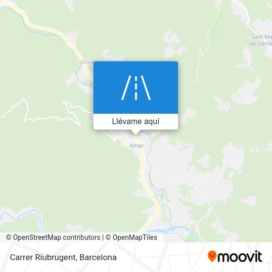 Mapa Carrer Riubrugent