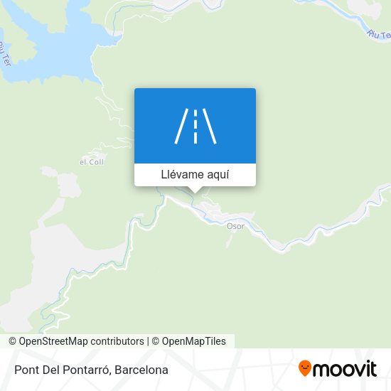 Mapa Pont Del Pontarró
