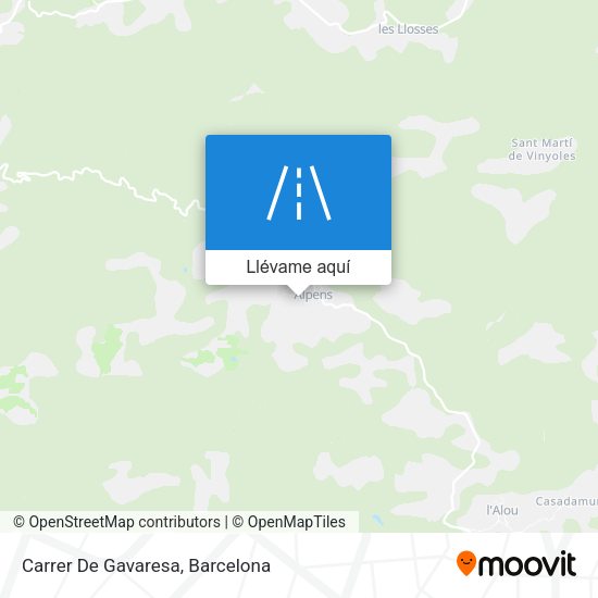 Mapa Carrer De Gavaresa