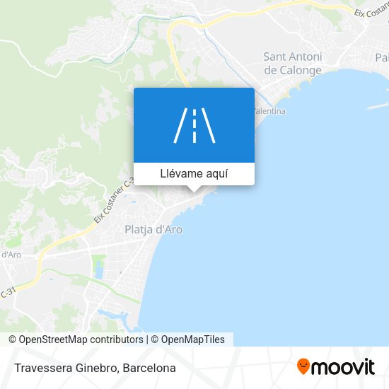 Mapa Travessera Ginebro