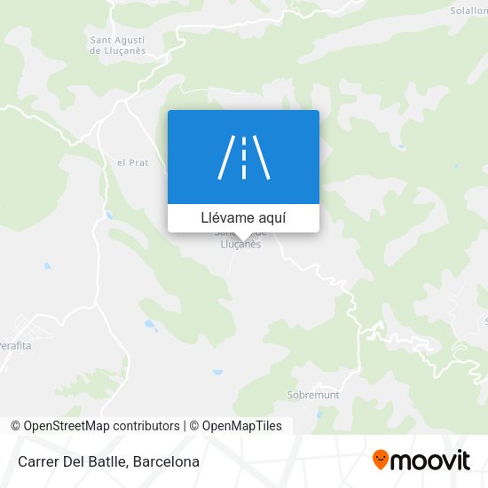 Mapa Carrer Del Batlle