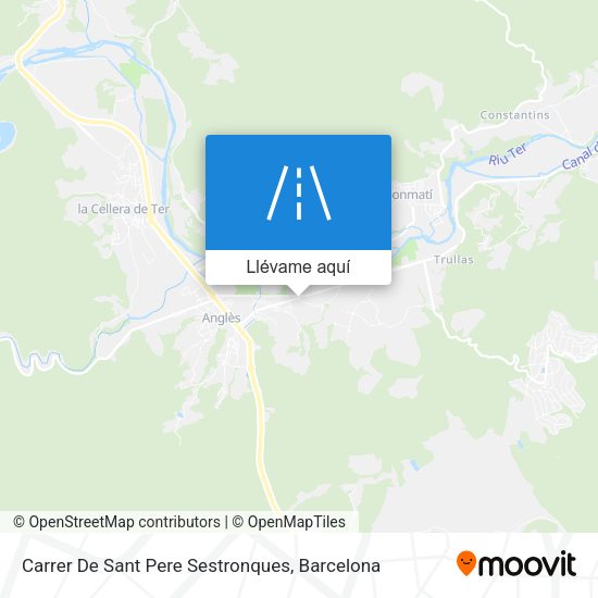 Mapa Carrer De Sant Pere Sestronques