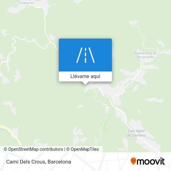 Mapa Camí Dels Crous