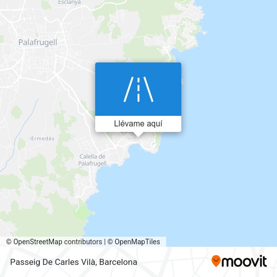 Mapa Passeig De Carles Vilà