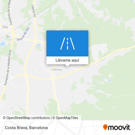 Mapa Costa Brava