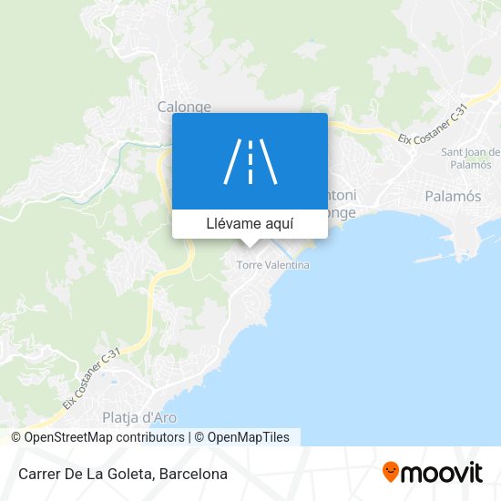 Mapa Carrer De La Goleta