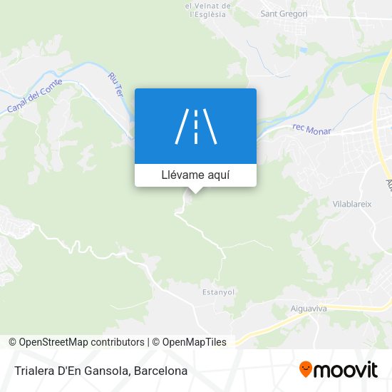 Mapa Trialera D'En Gansola