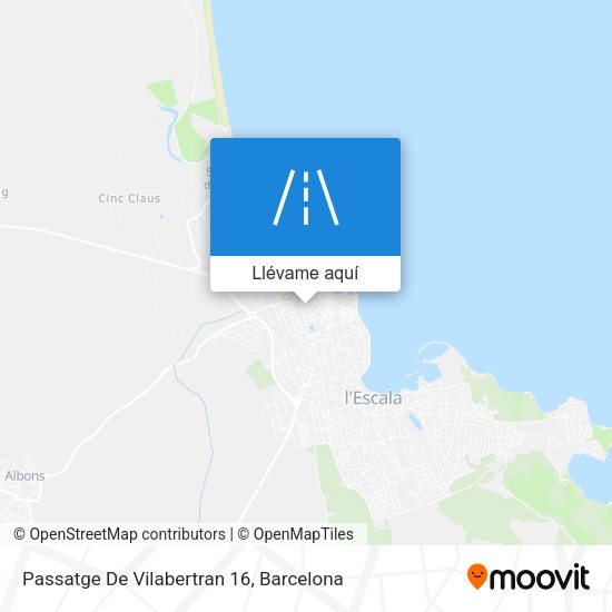 Mapa Passatge De Vilabertran 16