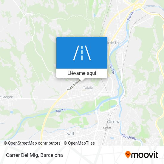 Mapa Carrer Del Mig