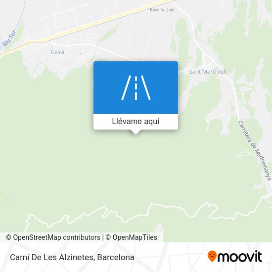 Mapa Camí De Les Alzinetes