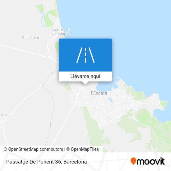 Mapa Passatge De Ponent 36