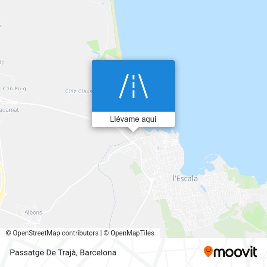 Mapa Passatge De Trajà