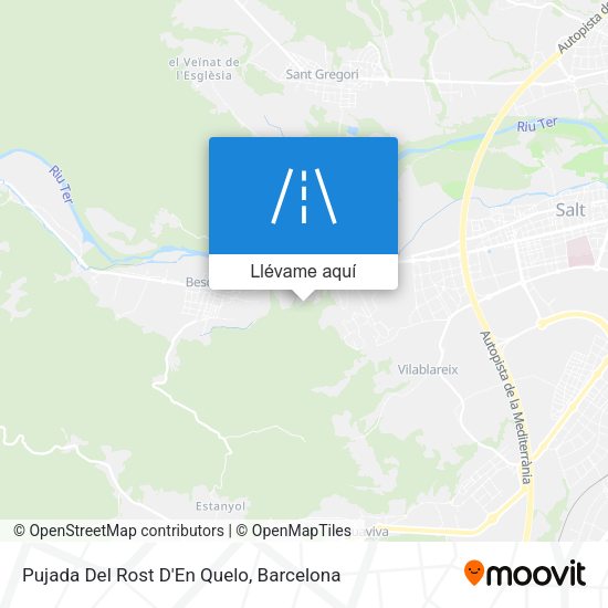 Mapa Pujada Del Rost D'En Quelo