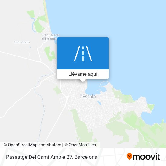 Mapa Passatge Del Camí Ample 27