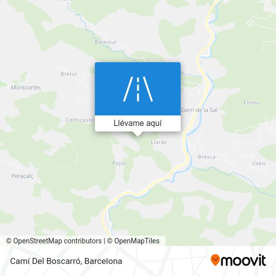 Mapa Camí Del Boscarró