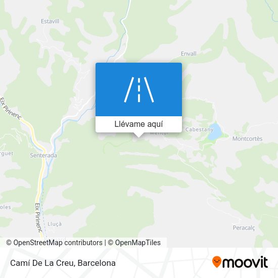 Mapa Camí De La Creu